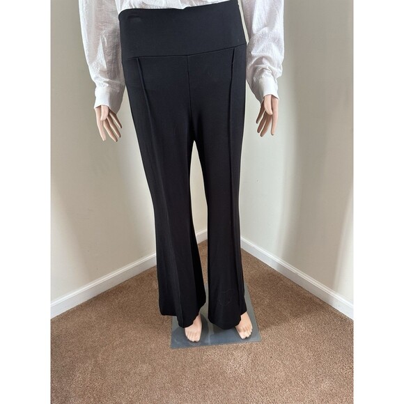 M. Rena  Black Large flared pants with front seems NICE! - Picture 5 of 10